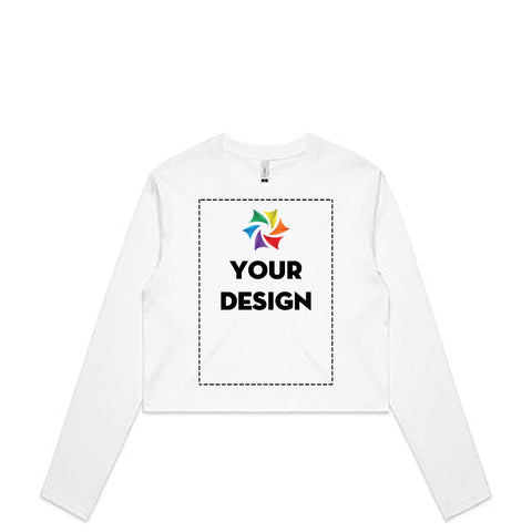 Wo's Crop L/S Tee | 4058