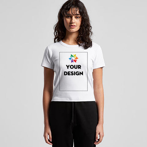 Wo's Organic Rib Baby Tee | 4074