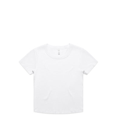 Wo's Organic Rib Baby Tee | 4074