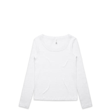 Wo's Organic Rib L/S Tee | 4075