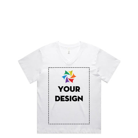 Wo's Martina V Neck Tee | 4095