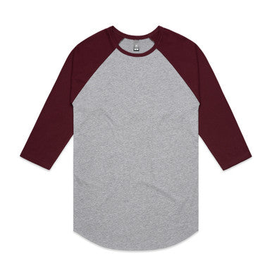 GREY MARLE/BURGUNDY