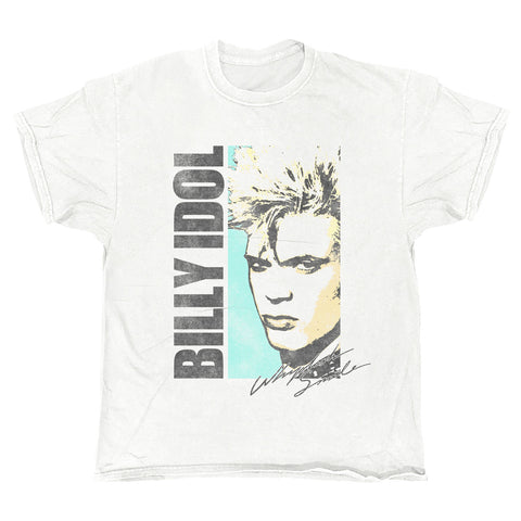 Billy Idol - Whiplash Smile - White Vintage T-shirt