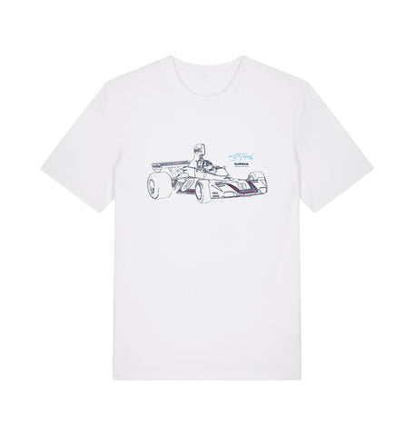 Brabham BT44B Sketch White Tee