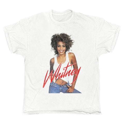 Whitney Houston - Jeans - White Vintage