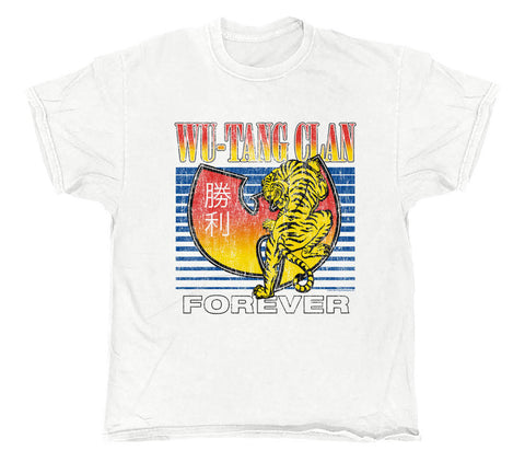 Wu-Tang Clan - Victory Tiger - White Vintage T-shirt