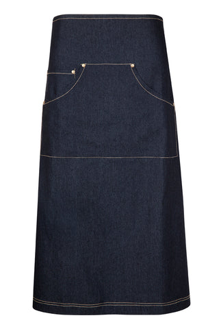 Long Waist Cotton/Denim Apron