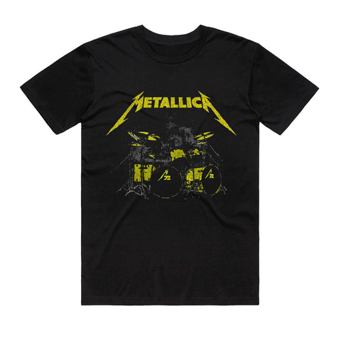Metallica - M72 Ulrich Drums - Black T-shirt