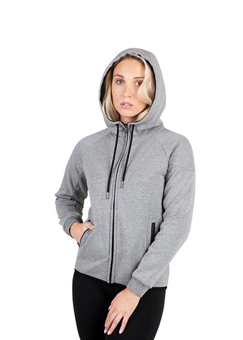 Ladies/junior 320gsm Soft cotton/bonded polar fleece Hoodie