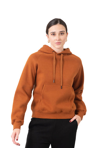 Ladies/Junior Cotton Care Kangaroo Pocket Hoodie