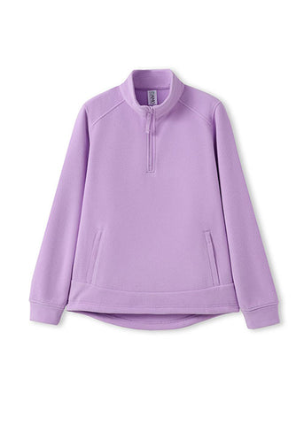 320gsm Women's  Polar Fleece Half Zip Top