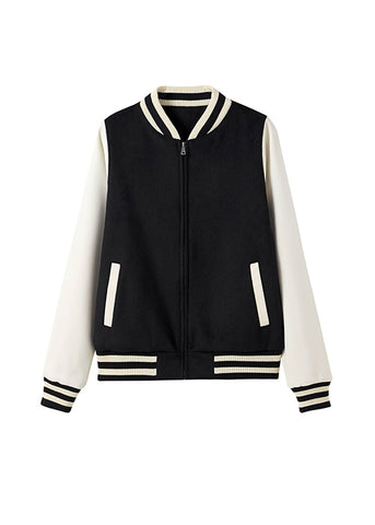 500gsm Women's/Junior Wool Blend Soft Shell Varsity Jacket