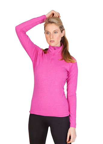 Ladies Greatness Half Zip Mock Neck