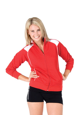 Ladies/Juniors Unbrushed Contrast Jacket