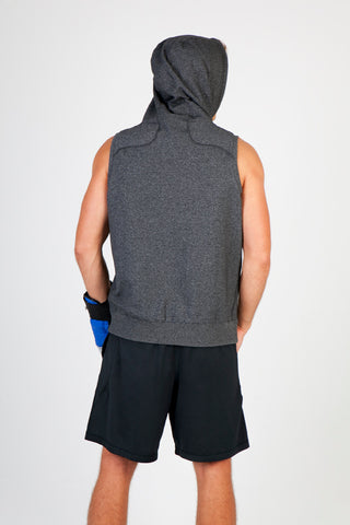 Men's Heather SLEEVELESS Hoodies - Greatness Range