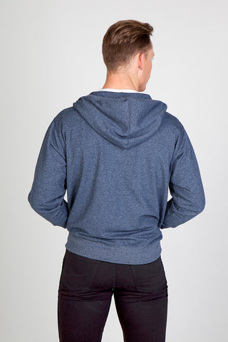 Mens Greatness Heather Zip Hoodie