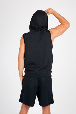 Mens Heather SLEEVELESS ZIP Hoodies - Greatness Range