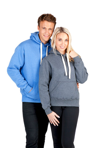 Mens Brushed Heavy  Fleece Hoodie