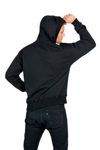 Mens Brushed Heavy Zip Fleece Hoodie