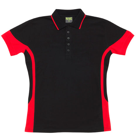 Women's  Contrast Polycotton Polo