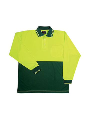 Hi Vis Long Sleeve Polo