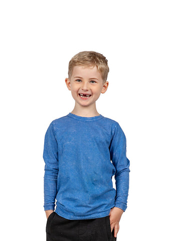 Kid's Stone Wash Long Sleeve T-shirt