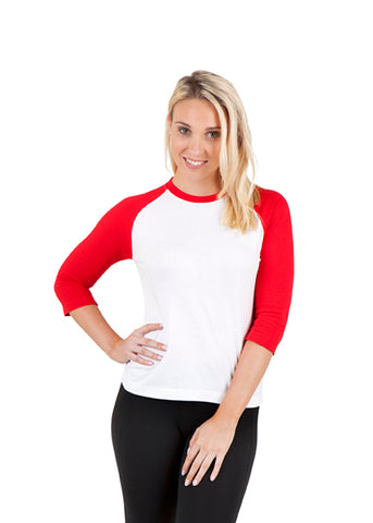 Women's 3/4 Sleeve Raglan T-shirt