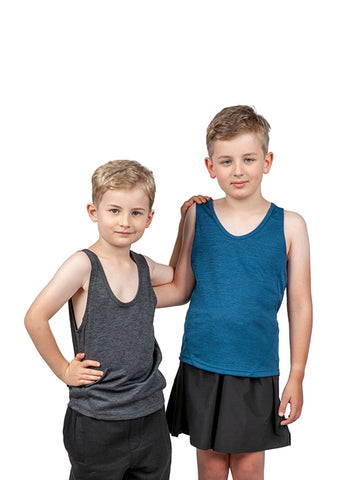 Kids' Challenger 100% polyester singlet