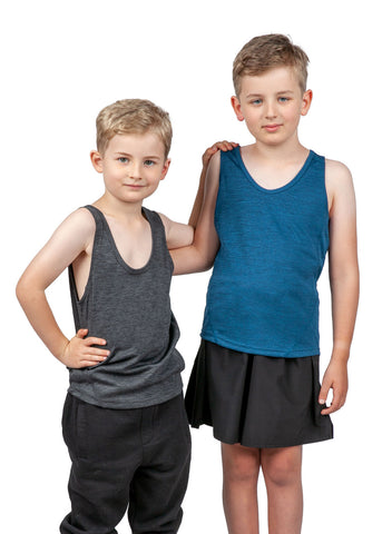 Kids' Challenger 100% polyester singlet