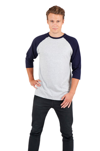 Men's / Unisex 3/4 Sleeve Raglan T-shirt