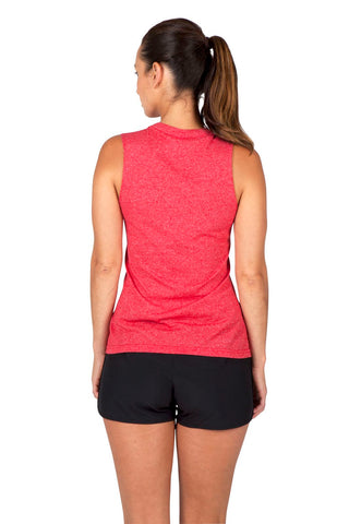 Ladies Heather SLEEVELESS Tee - Greatness Range