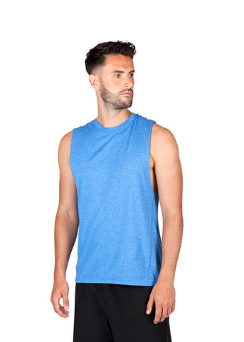 Mens Heather SLEEVELESS Tee - Greatness Range