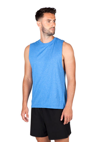 Mens Heather SLEEVELESS Tee - Greatness Range