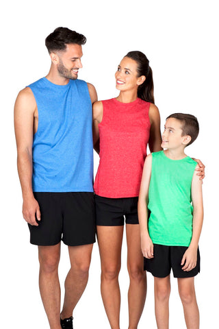 Mens Heather SLEEVELESS Tee - Greatness Range