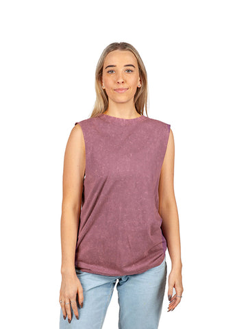 Ladies' Stone Washed Tank