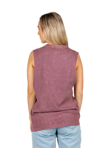 Ladies' Stone Washed Tank